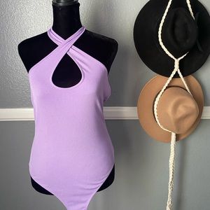 Purple bodysuit